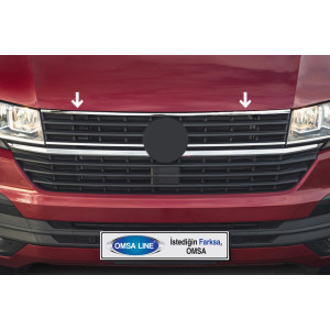 OMSA VW T6.1 Caravelle Krom Ön Panjur Kaput Üst Çıtası 2020-2023 Arası