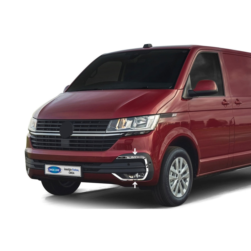 OMSA VW T6.1 Caravelle Krom Sis Far Kaşı 4 Parça 2020-2023 Arası