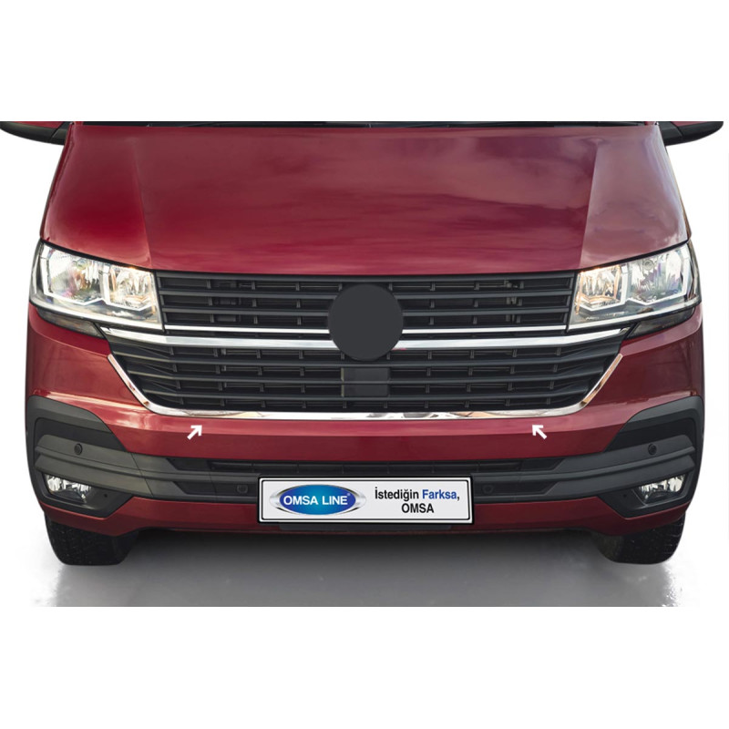 OMSA VW T6.1 Caravelle Krom U Formlu Ön Panjur 2020-2023 Arası
