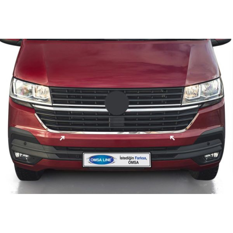 OMSA VW T6.1 Caravelle Krom U Formlu Ön Panjur 2020-2023 Arası