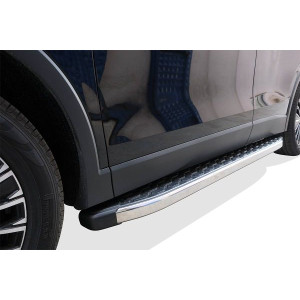OMSA VW Tiguan Blackline Yan Basamak Krom 2024 ve Sonrası