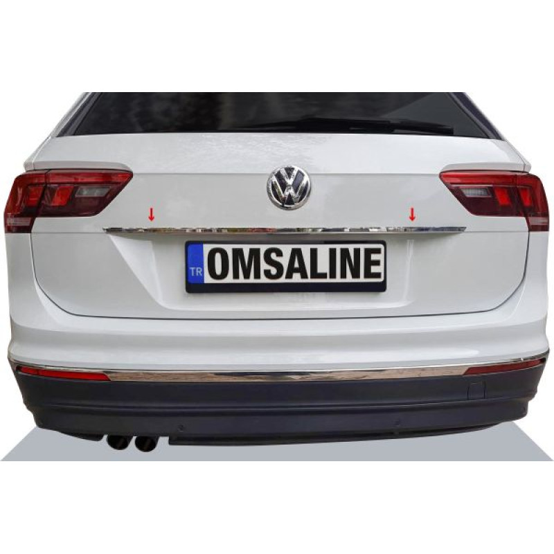OMSA VW Tiguan Krom Plaka Üstü Çıta 2016-2023 Arası