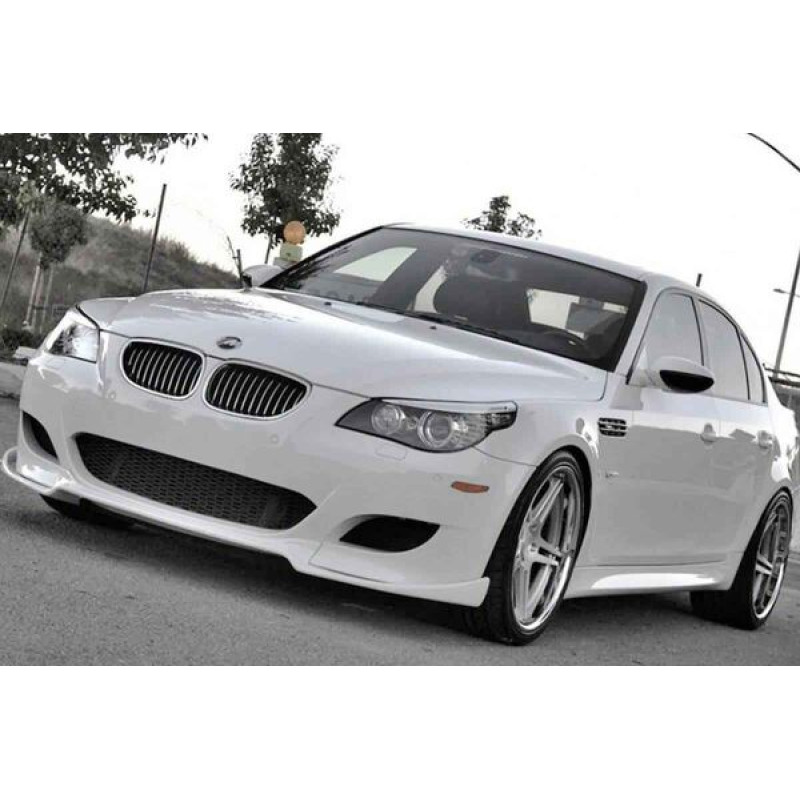 BMW E60 5 Serisi Ön Lip Flaplı Piano Black 2003-2010 Arası