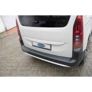 Citroen Berlingo 3 Arka Tampon Eşiği Parlak Plastik 2019 ve Sonrası
