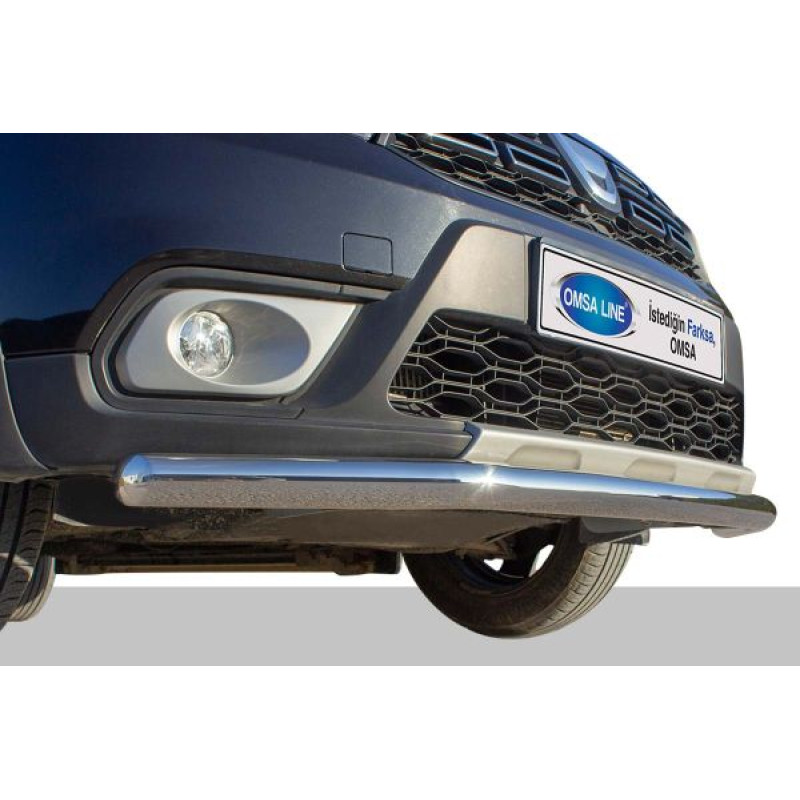 OMSA Dacia Sandero Stepway HB Texas Ön Alt Koruma Çap:60 Krom 2012-2020 Arası