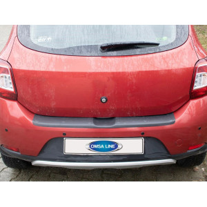 Dacia Sandero Stepway Arka Tampon Eşiği Parlak Plastik 2012-2020 Arası