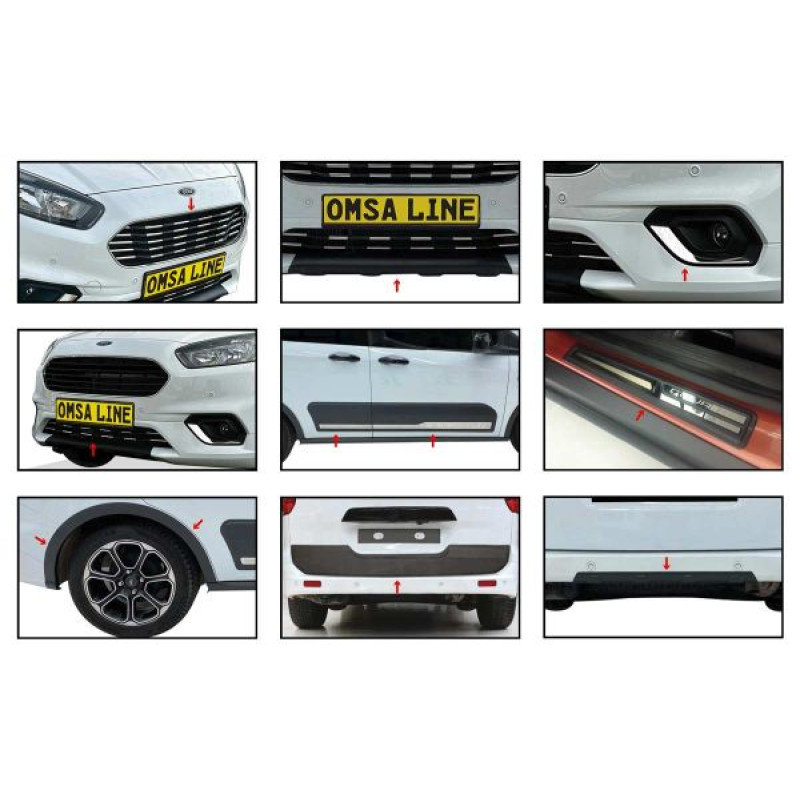 OMSA Ford Tourneo Courier Titanium Dönüşüm Set 63 Parça 2018-2023 Arası