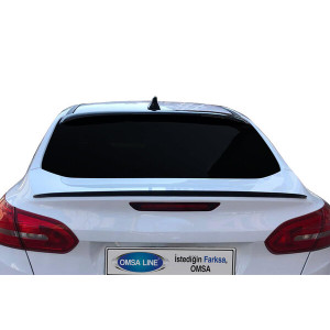 Ford Focus 3 SD Spoiler Piano Black ABS 2010-2018 Arası
