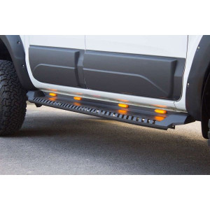 OMSA Ford Ranger Dakar Yan Basamak Siyah V1 Ledli 2006-2010 Arası