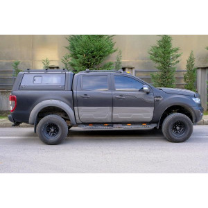 OMSA Ford Ranger Omcap Camlı Kabin Paslanmaz Çelik Sürgülü Yan Camlar 2011-2022 Arası