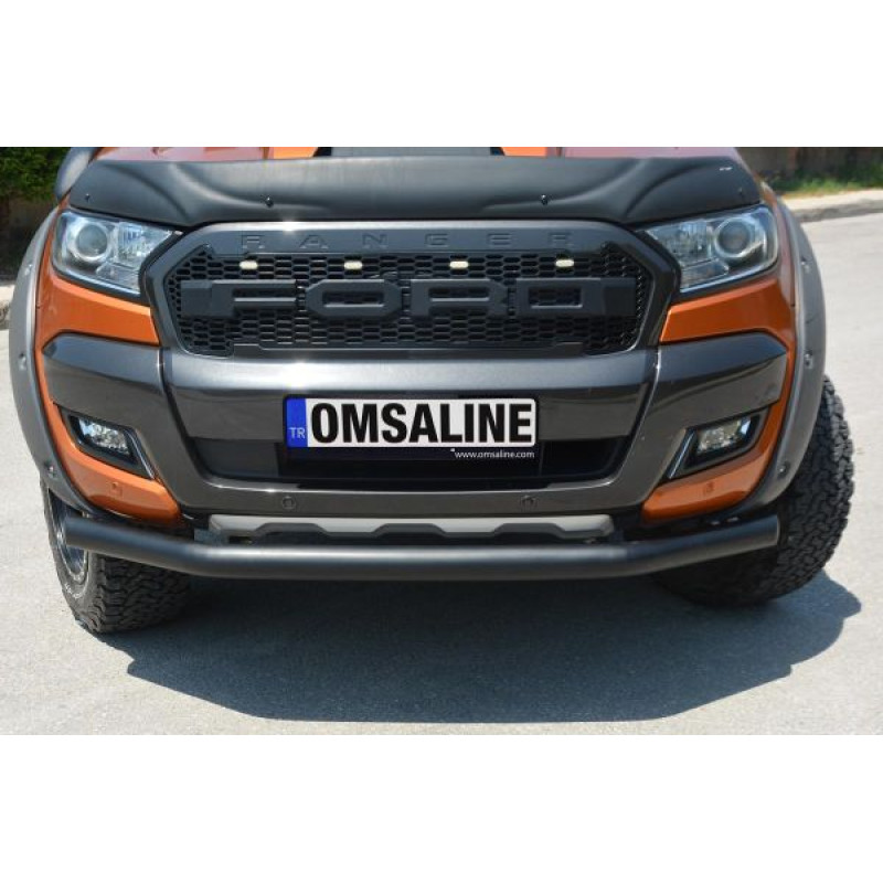 OMSA Ford Ranger Texas Ön Alt Koruma Çap:76 Siyah 2015-2022 Arası
