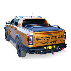 OMSA Ford Ranger Dakar V2 Çelik Arka Tampon Ledli Sensörlü-Sensörsüz 2011-2022 Arası