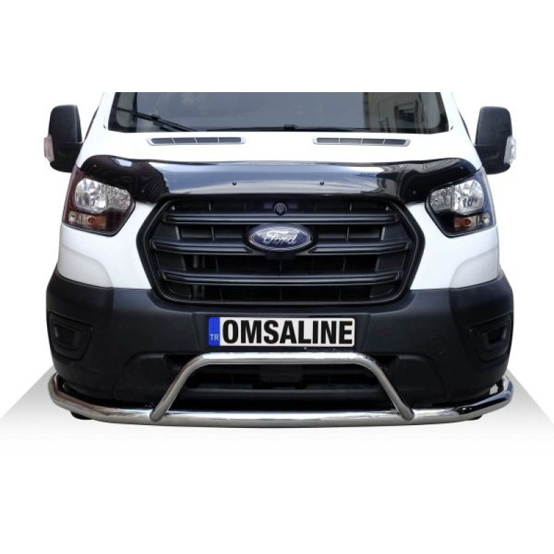 OMSA Ford Transit Ön Alt Koruma Sensörlü Çap:60-42 Krom 2019 ve Sonrası