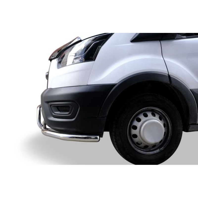 OMSA Ford Transit Ön Alt Koruma Sensörlü Çap:60-42 Krom 2019 ve Sonrası