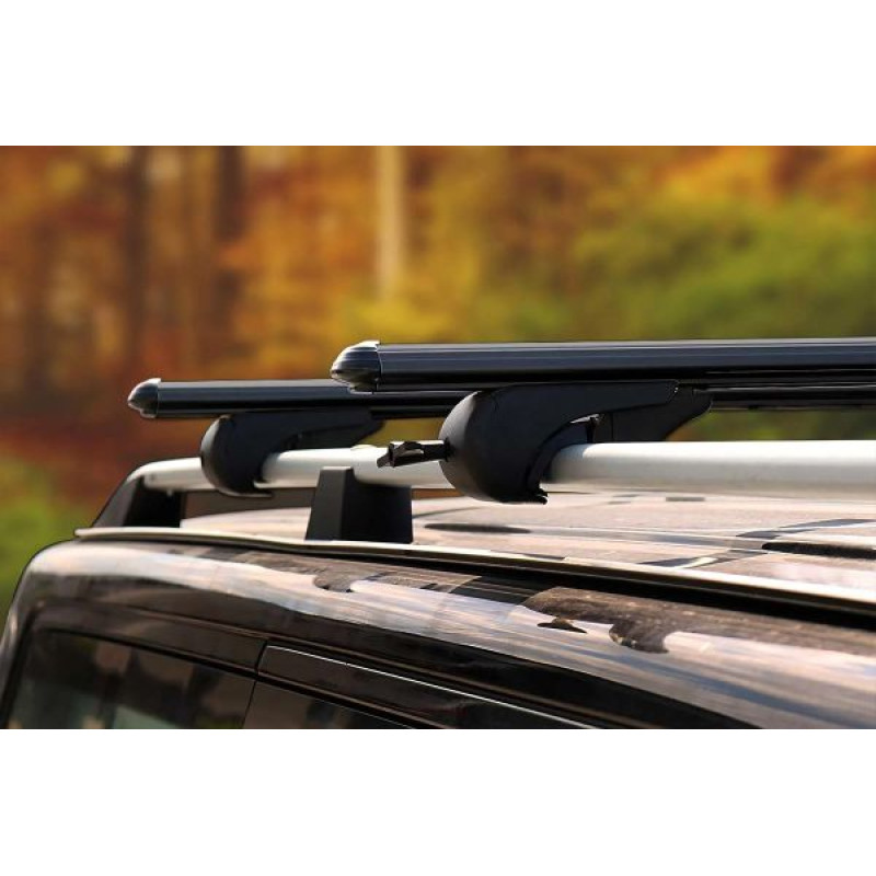 Ford Tourneo Custom Ara Atkı Bold Bar Siyah 122-144 cm 2 Parça Plastik Kilit 2024 ve Sonrası