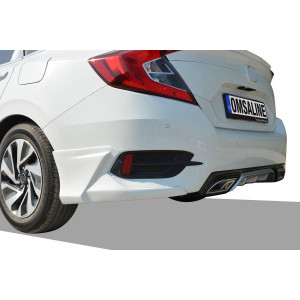 Honda Civic FC5 Sedan Arka Tampon Kaşı 2 Parça 2016-2021 Arası