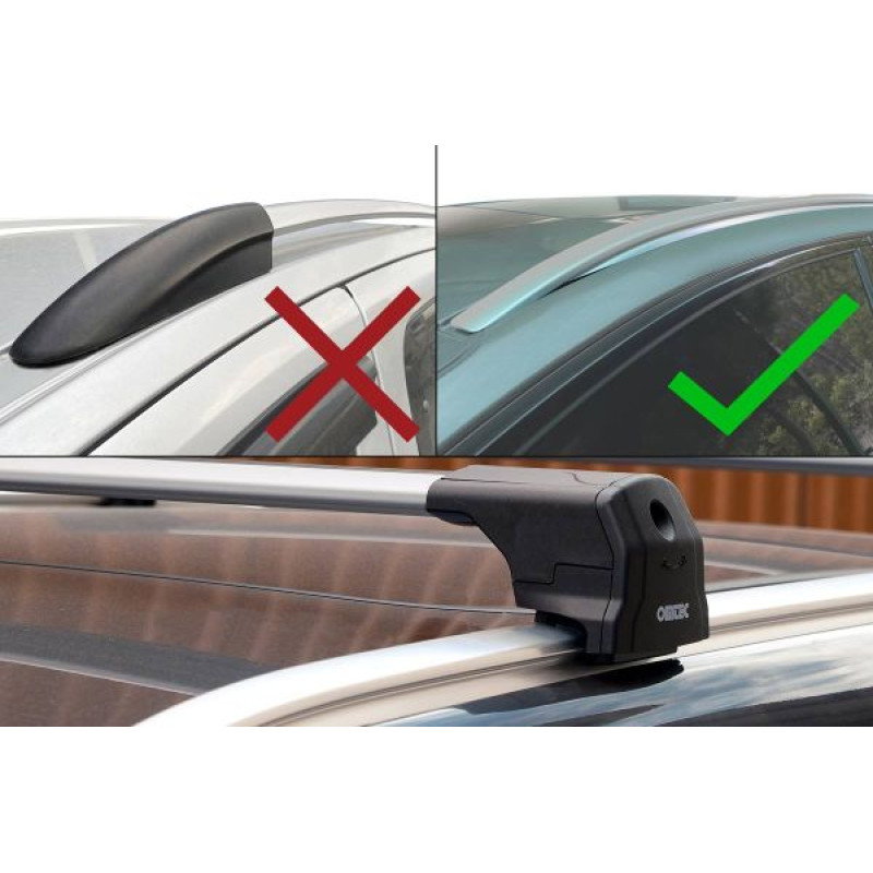 Hyundai İx35 Ara Atkı Elegance V2 Siyah 2 Parça 2009-2015 Arası