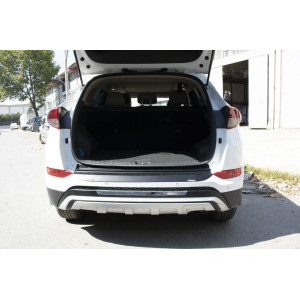 Hyundai Tucson Arka Tampon Eşiği Plastik Siyah 2015-2017 Arası