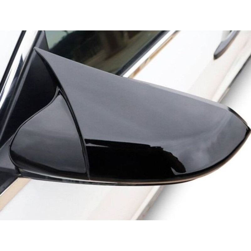 Hyundai Elantra Yarasa Ayna Kapağı Sinyalsiz Piano Black ABS 2016-2020 Arası