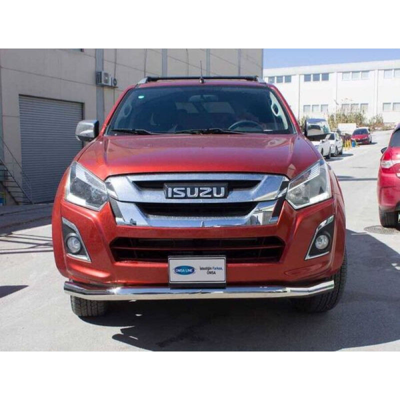 OMSA Isuzu D-Max Texas Ön Alt Koruma Çap:76 Krom 2012 ve Sonrası