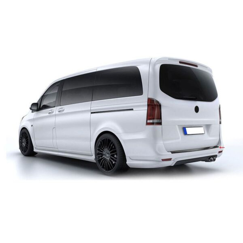 Mercedes Vito W447 Karbon Arka Tampon Eşiği 2014 ve Sonrası