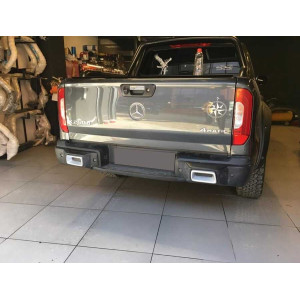 Mercedes X-Class Arka Difüzör Mat Siyah 2017 ve Sonrası