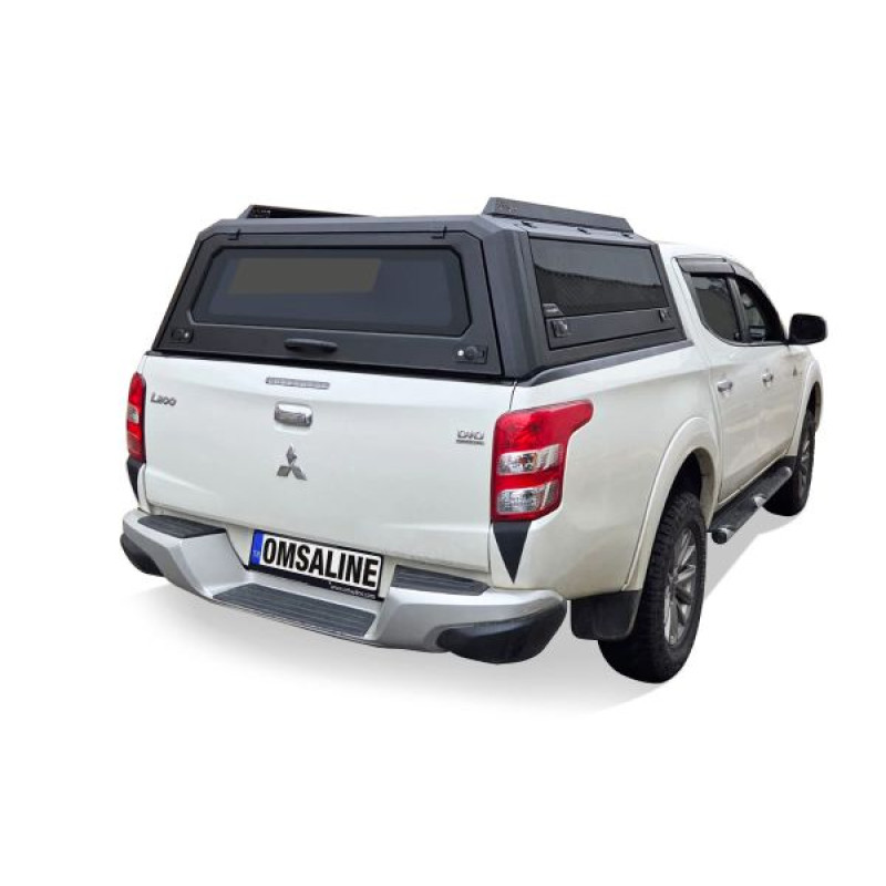 OMSA Mitsubishi L200 Omcap Camlı Kabin Paslanmaz Çelik 2015-2023 Arası