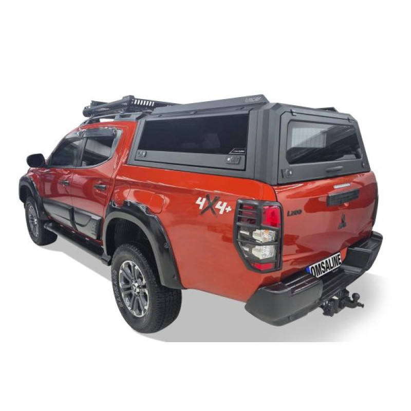 OMSA Mitsubishi L200 Omcap Camlı Kabin Paslanmaz Çelik 2015-2023 Arası