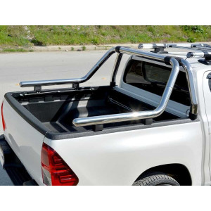 OMSA Nissan Navara Kobra Roll Bar Çap:76 Krom 2006-2015 Arası