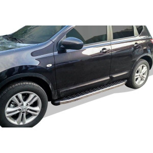 OMSA Nissan Qashqai 2 Blackline Yan Basamak Krom 2010-2014 Arası