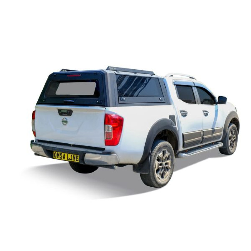 OMSA Nissan Navara Omcap Camlı Kabin Paslanmaz Çelik 2015 ve Sonrası