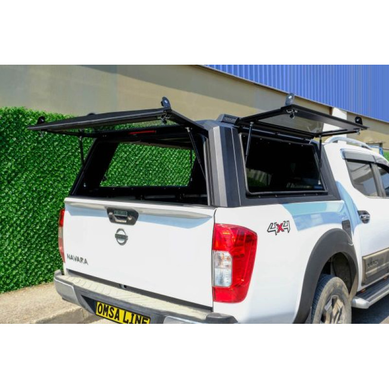 OMSA Nissan Navara Omcap Camlı Kabin Paslanmaz Çelik 2015 ve Sonrası