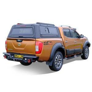 OMSA Nissan Navara Omcap Camlı Kabin Paslanmaz Çelik Sürgülü Yan Camlar 2015 ve Sonrası