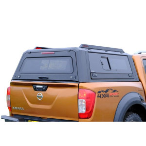 OMSA Nissan Navara Omcap Camlı Kabin Paslanmaz Çelik Sürgülü Yan Camlar 2015 ve Sonrası