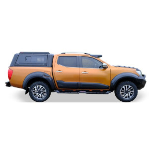 OMSA Nissan Navara Omcap Camlı Kabin Paslanmaz Çelik Sürgülü Yan Camlar 2015 ve Sonrası