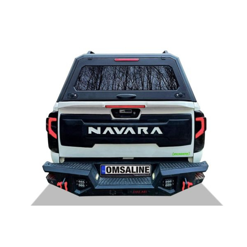 OMSA Nissan Navara Omcap Camlı Kabin Paslanmaz Çelik Sürgülü Yan Camlar 2015 ve Sonrası