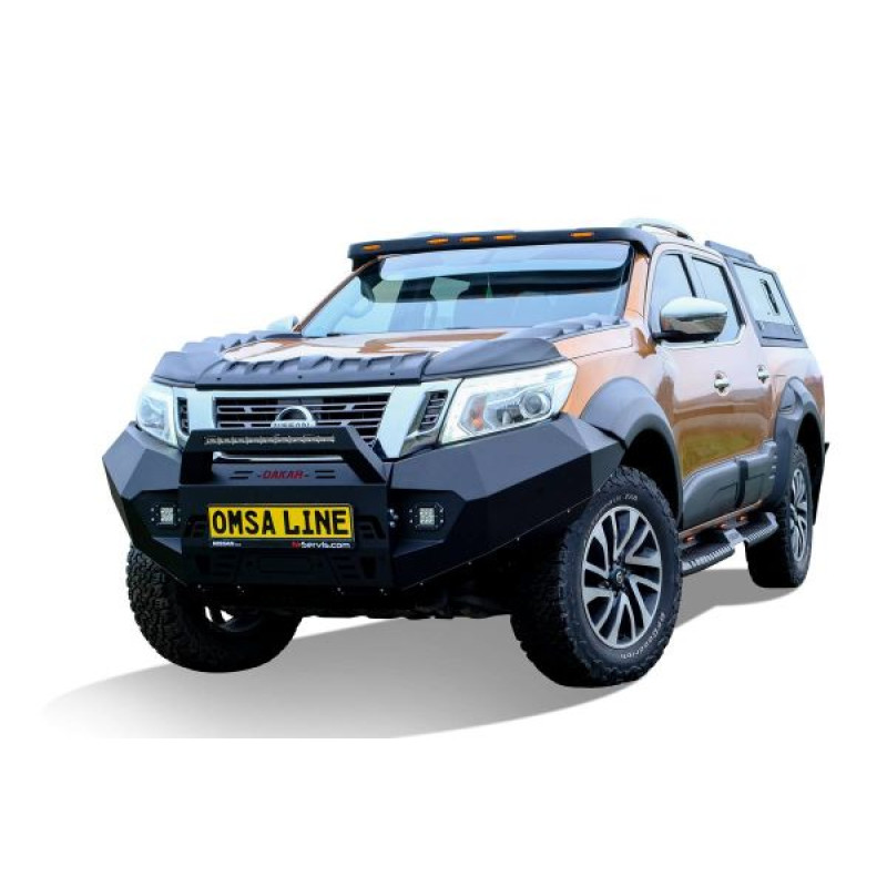 OMSA Nissan Navara Dakar Çelik Ön Tampon Sensörlü-Sensörsüz 2015 ve Sonrası
