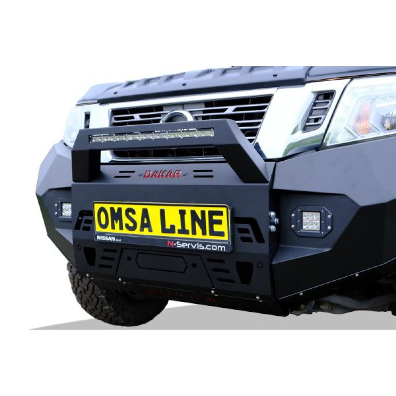 OMSA Nissan Navara Dakar Çelik Ön Tampon Sensörlü-Sensörsüz 2015 ve Sonrası