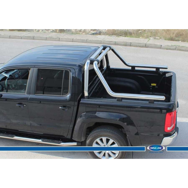 OMSA Nissan Navara Kobra Roll Bar Çap:60 Krom 2016 ve Sonrası
