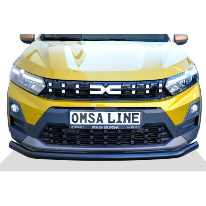 OMSA Dacia Sandero Stepway Texas Ön Koruma Çap:60 Siyah 2026 ve Sonrası
