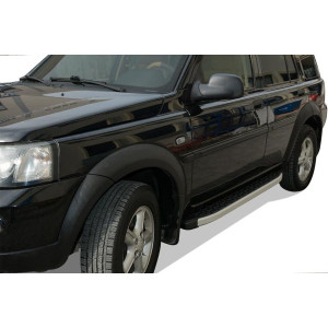 OMSA Land Rover Freelander 1 Blackline Yan Basamak Alüminyum 1997-2006 Arası