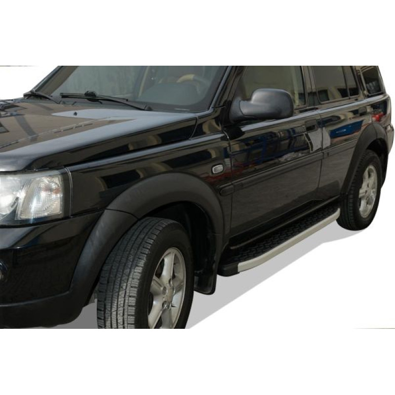 OMSA Land Rover Freelander 1 Blackline Yan Basamak Alüminyum 1997-2006 Arası