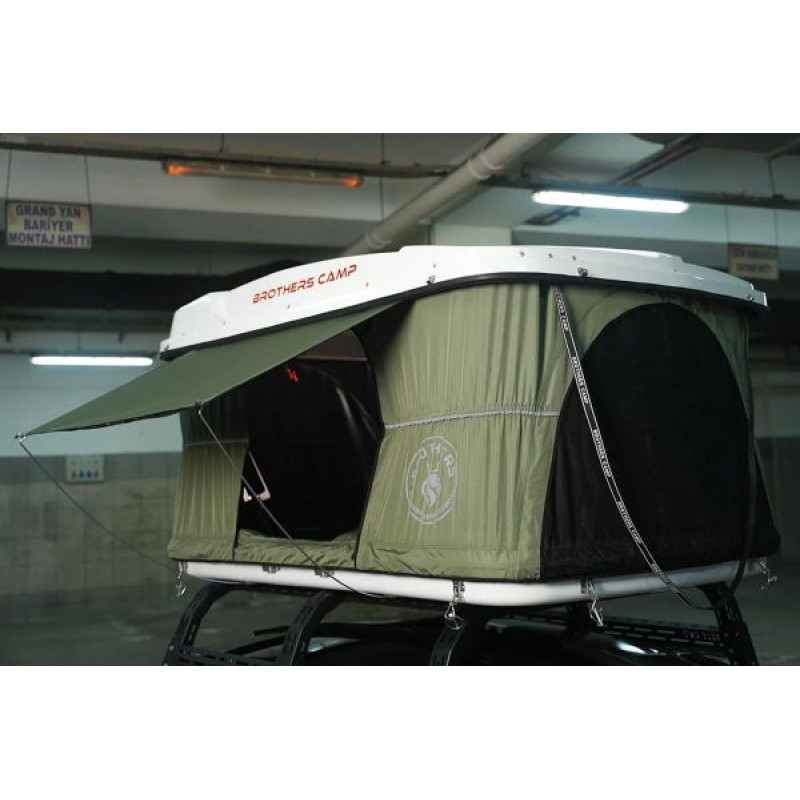 Brothers Camp Yukarı Açılan Panoramik Model Araç Üstü Çadır 130x210cm