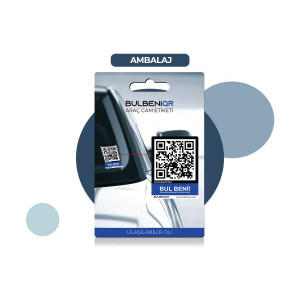Bul Beni QR Araç Cam Etiketi Karekod Numaratör