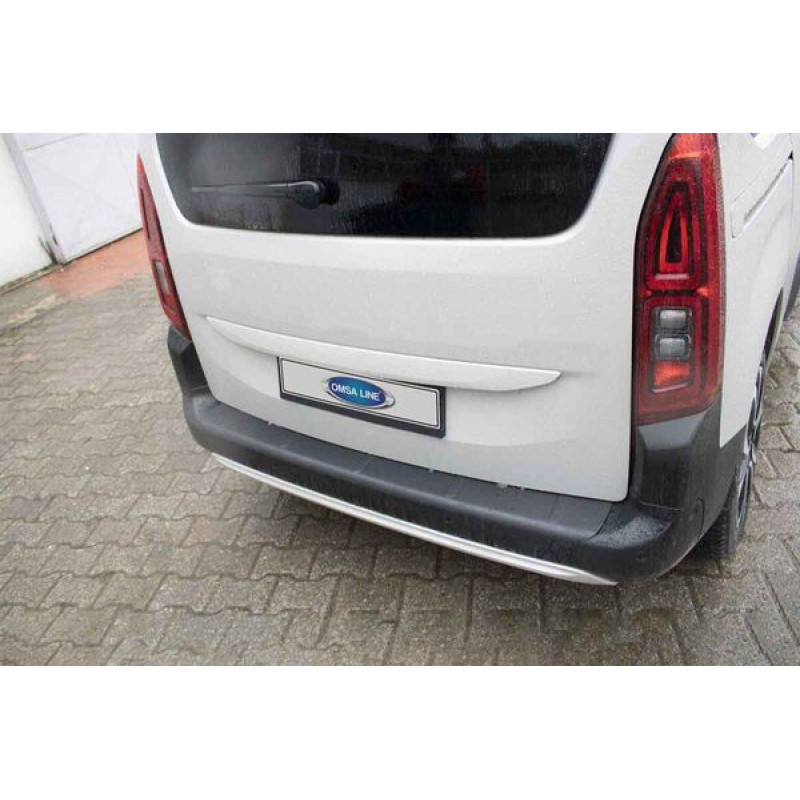Opel Combo E Arka Tampon Eşiği Parlak Plastik 2019 ve Sonrası