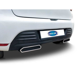 Renault Clio 4 Arka Difüzör 2 Parça 2012-2019 Arası