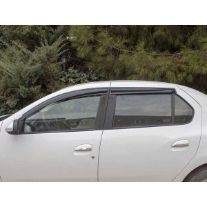 SunPlex Renault Symbol Cam Rüzgarlığı 4 Parça 2013 ve Sonrası