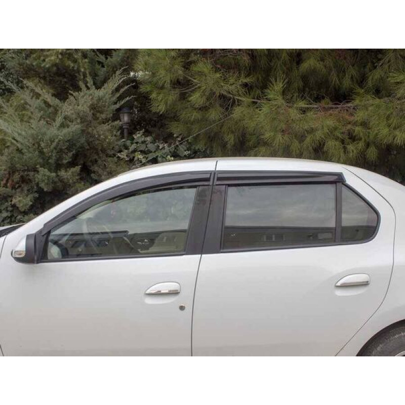 SunPlex Renault Symbol Cam Rüzgarlığı 4 Parça 2013 ve Sonrası