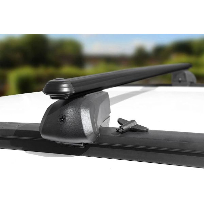 Renault Koleos Bold Bar V2 Ara Atkı Siyah 2 Parça 127cm 2007-2011 Arası