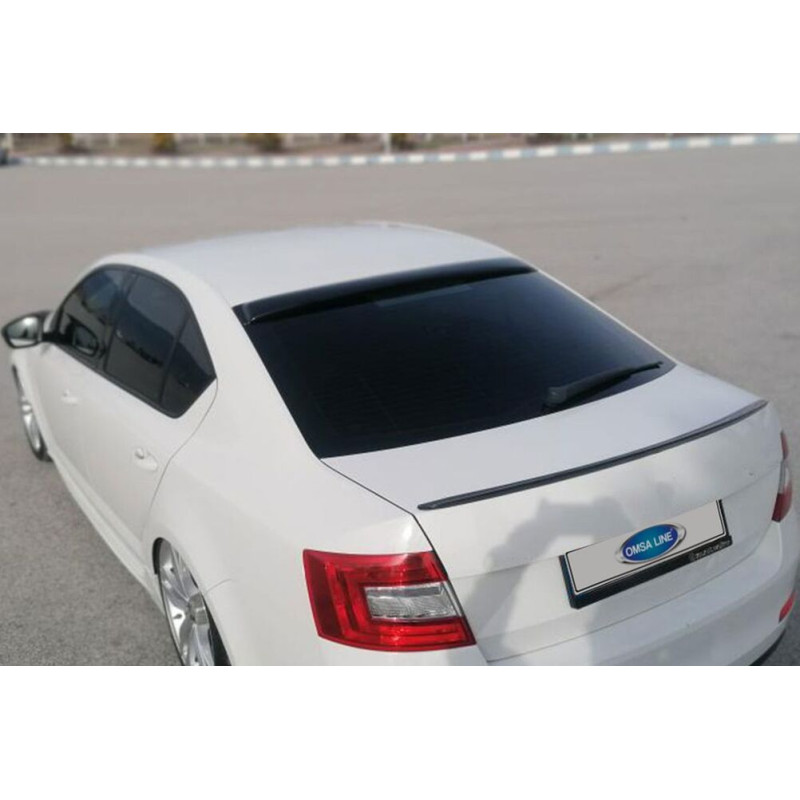 Skoda Octavia 3 A7 Cam Üstü Spoiler Piano Black 2013-2019 Arası